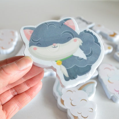 Colour Changing Bath Stickers Muddy Paws