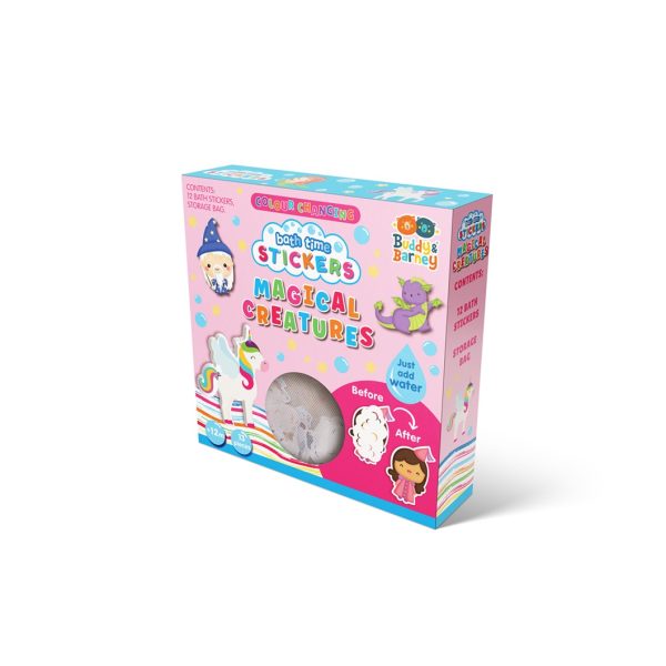 Colour Changing Bath Stickers Magical Creatures