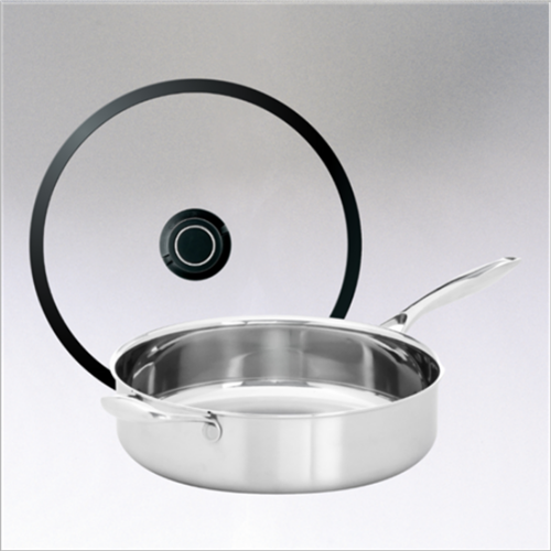 Black Cube Inoxidable, Sartén con Tapa, 28 cm de diámetro, 4.3 L