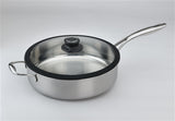 Black Cube Inoxidable, Sartén con Tapa, 28 cm de diámetro, 4.3 L