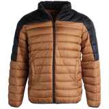 Men's Jacket - Packable Puffer Coat Wheat - Bass Creek