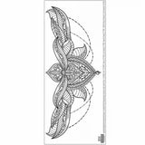 Tatuaje con efectos especiales de mandala en el hueso del antebrazo
