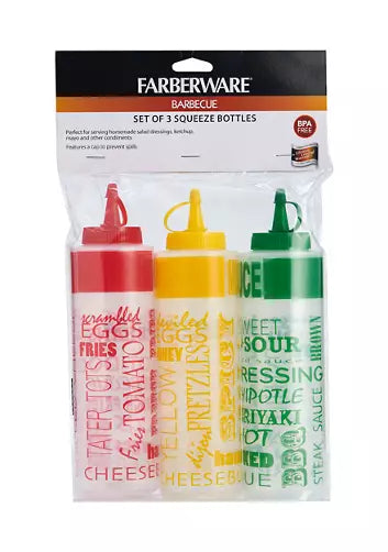 BBQ S3 Botellas para exprimir