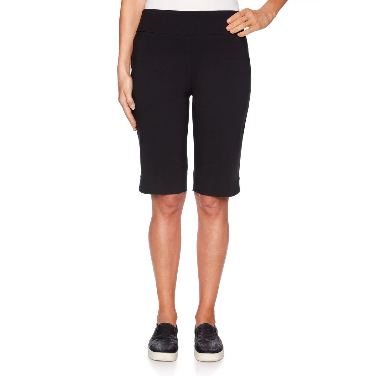 Short bermuda técnico elástico negro -Ruby Rd