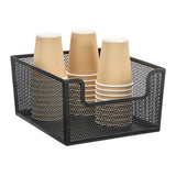 12 x 10 x 6  Frame Dip Front Basket Matte Black
