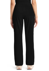 Pantalón de uniforme pierna recta negro