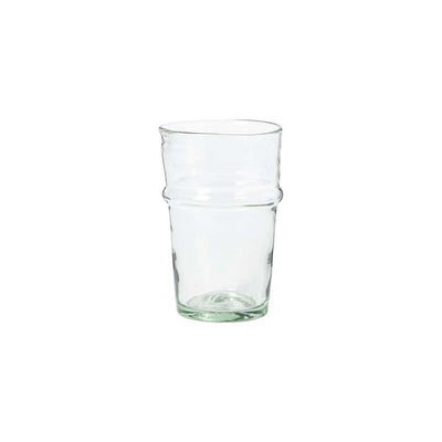 Vaso Alto de Vidrio Reciclado, 18oz Marisa Verde