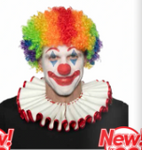 Rainbow Clown Afro-Short