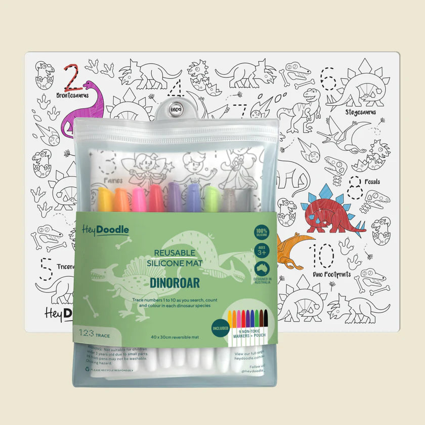 DinoRoar Tapete Clásico para Colorear y Garabatear