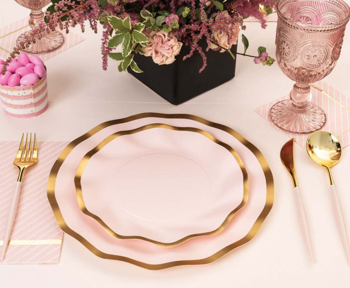Bella Cutlery Gold / Blush Handle