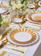Bella Cutlery White / Gold  Handle
