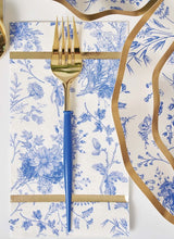 Bella Cutlery Gold/ Blue  Handle