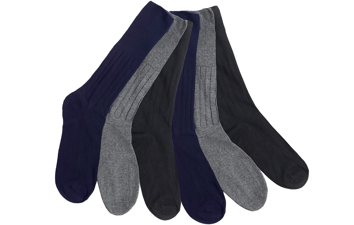 Calcetines de vestir para diabéticos para hombre, 2 pares