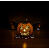 Murciélago luminoso para calabaza