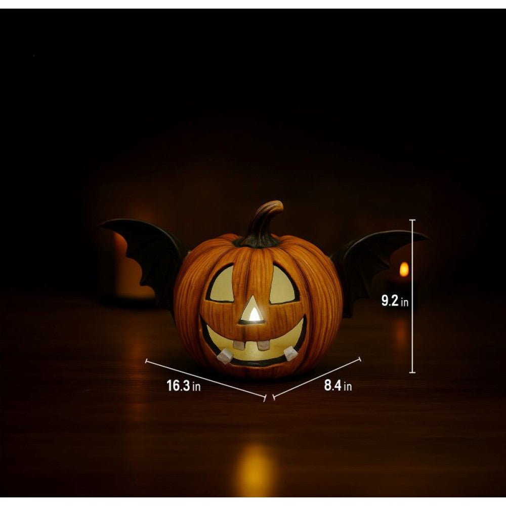 Murciélago luminoso para calabaza