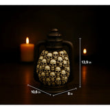 Light-Up Skull Cluster Lantern