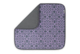 Blossom Dish Drying Mat Lavender /Grey