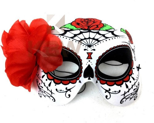 Máscaras de Plástico de Día de Muertos