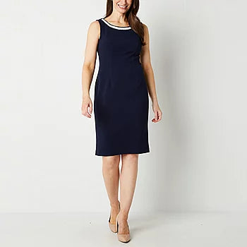 Jacket Dress Navy/White - Maya Brooke