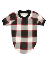 Camisa de cuadros escoceses para perro
