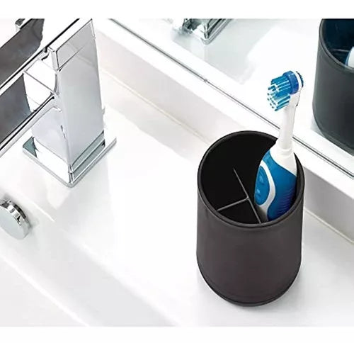 Cade Soporte para Cepillos de Dientes Negro