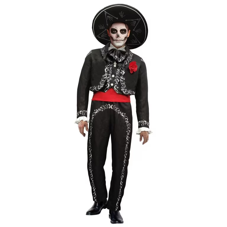 Disfraz de esqueleto del Día de Muertos