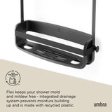 ORGANIZADOR DE DUCHA FLEX NEGRO