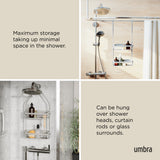 Flex Shower Caddy Grey