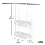 Organizador de ducha Flex blanco