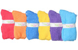 Fuzzy Skid-Proof Solid Crew Socks