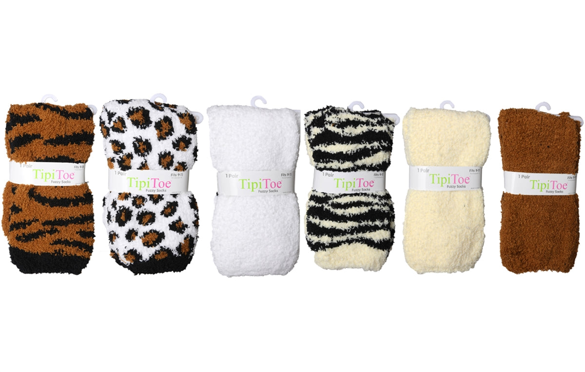 Calcetines de tripulación antideslizantes difusos de color liso