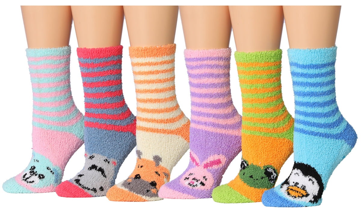 Calcetines afelpados antideslizantes de mujer