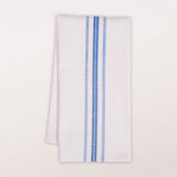 Juego de 2 agarraderas de chambray Strada - 20,32 cm x 20,32 cm - Azul