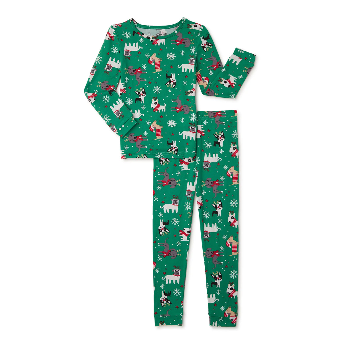 Pijama de 2 piezas para niño - Verde Navidad