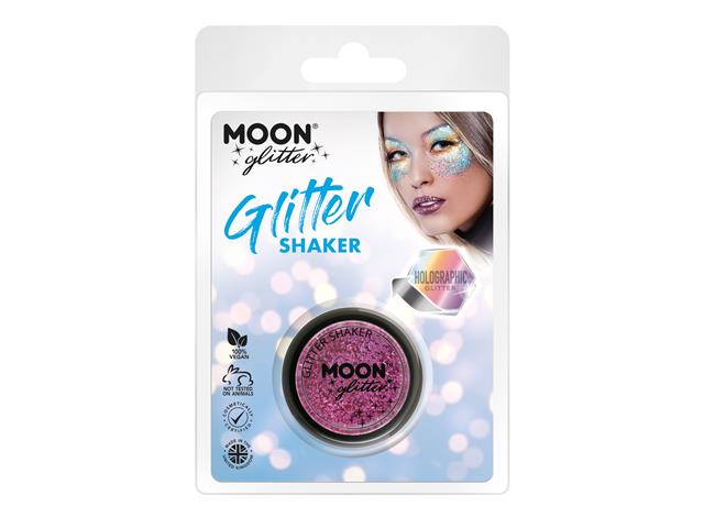 Holographic Fine Glitter Shaker,5g Pink
