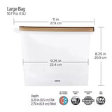 Bolsa de silicona grande reutilizable