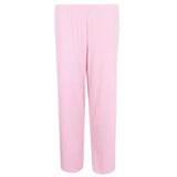 Pijama de canalé con muesca, color rosa