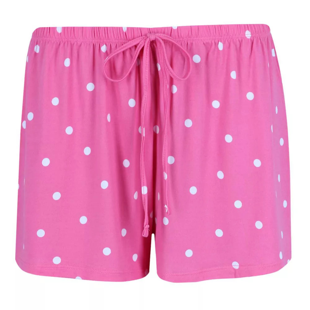 Conjunto corto de muesca rosa intenso