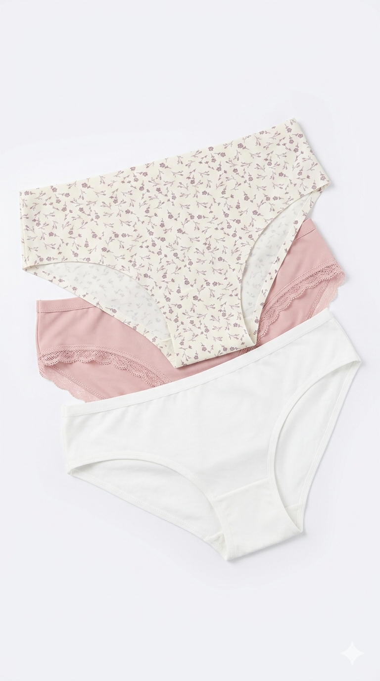 PANTY CORTE LÁSER  PAQ X3