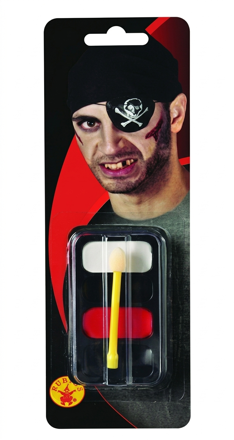 Maquillaje de Cara Rápido de Pirata