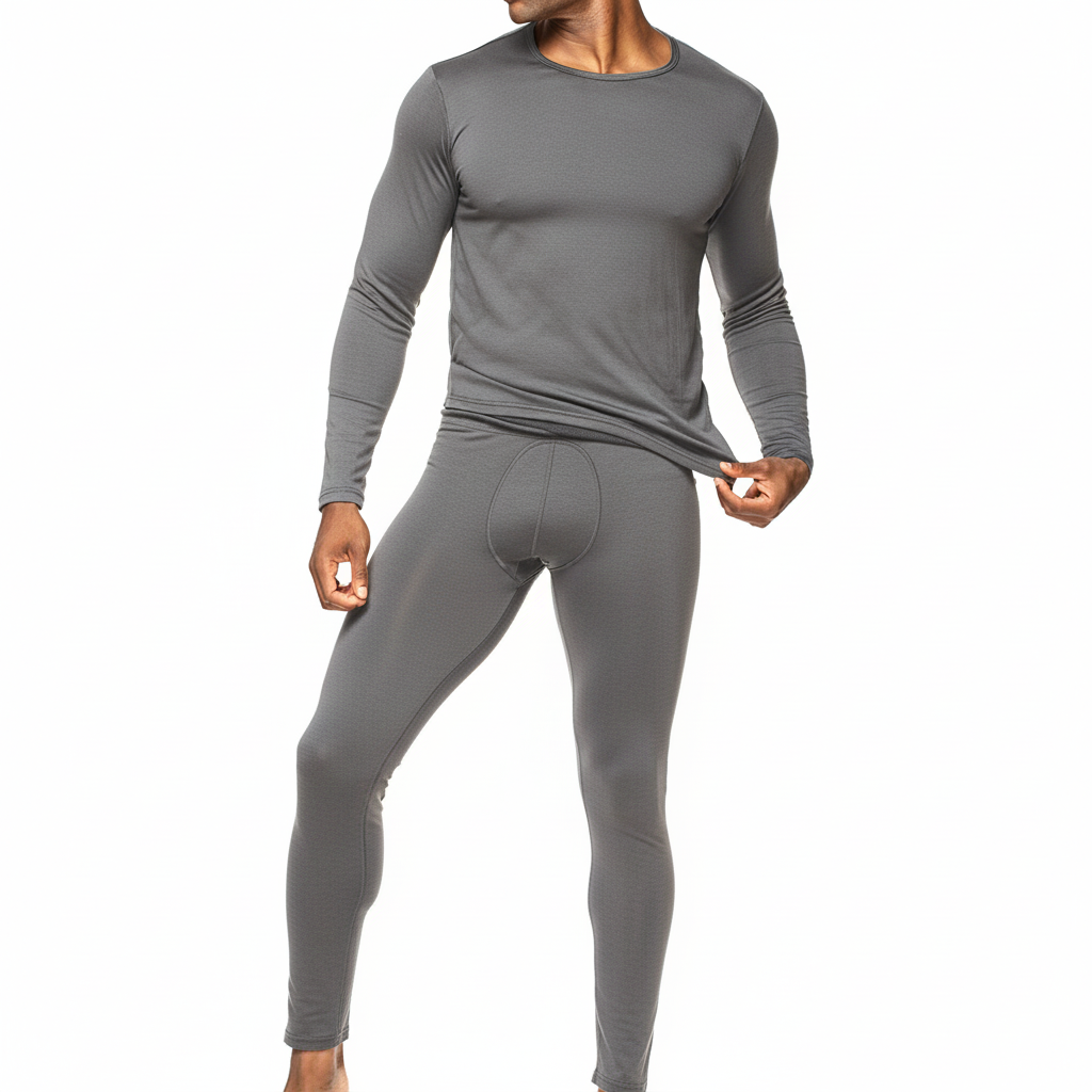 Conjunto de 2 térmicas Pro-Wear para hombre - Gris jaspeado