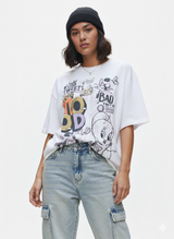 Tweety Boxy Crop T-Shirt Ivory