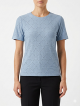Camiseta sin mangas azul