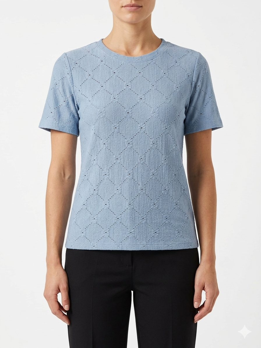 Camiseta sin mangas azul
