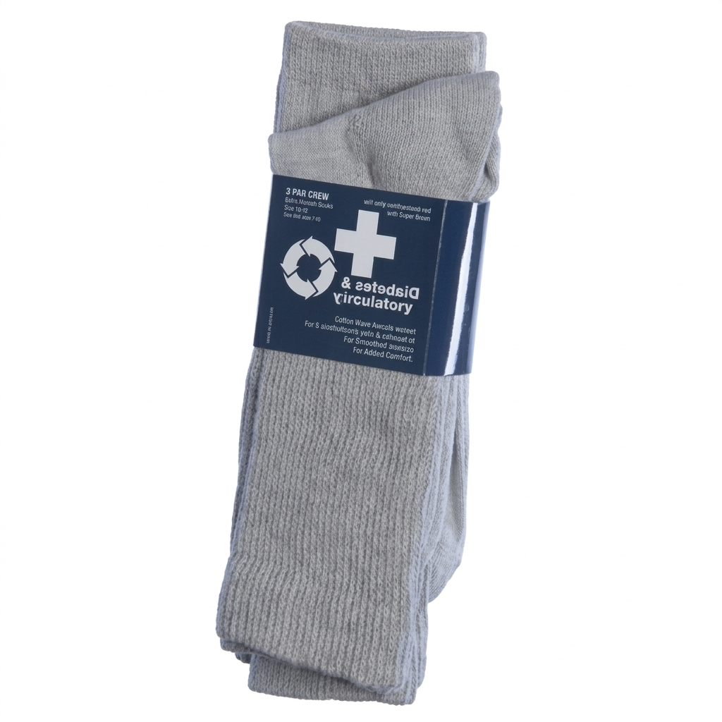 Calcetines cortos para diabéticos y problemas circulatorios, de 2 pares, en 3 colores