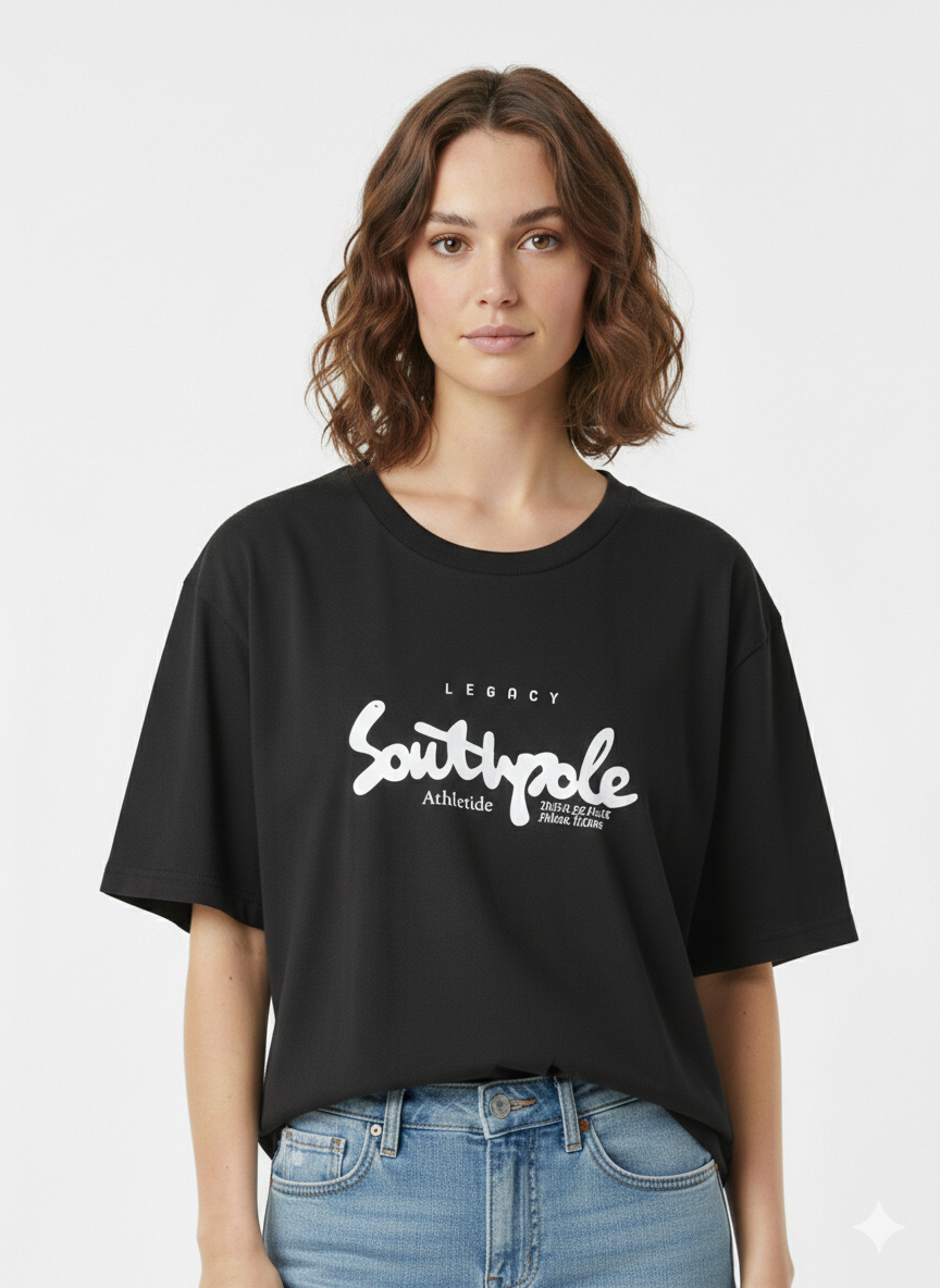 Camiseta Corta Legacy Negra
