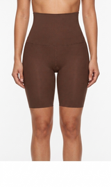 Scuba High - Waist Thigh W/ Layer Black-Mocha