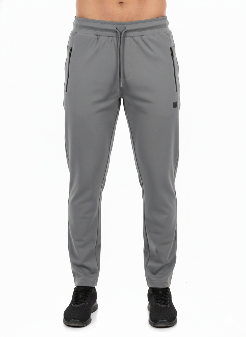 Pantalones deportivos para hombre, gris