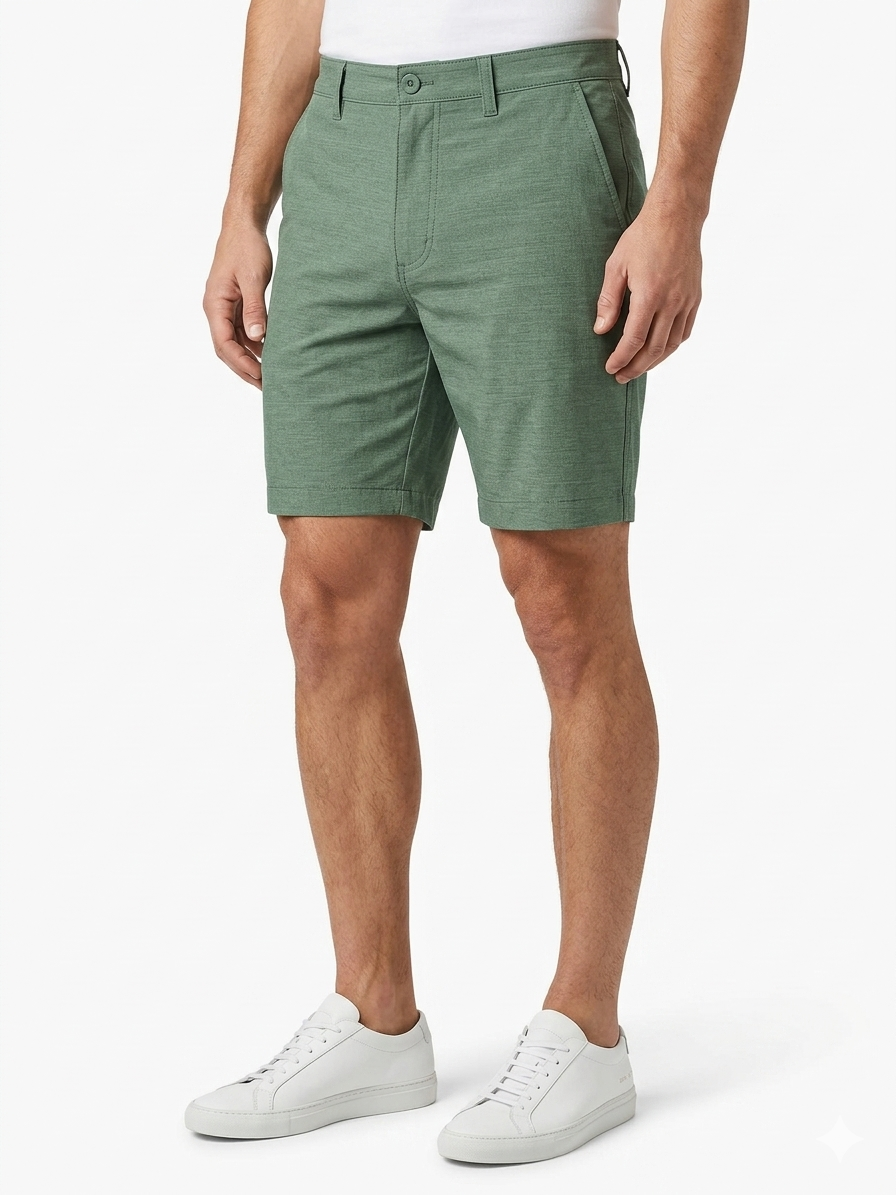 Pantalón corto híbrido Poly 4 PKT Dusty Teal
