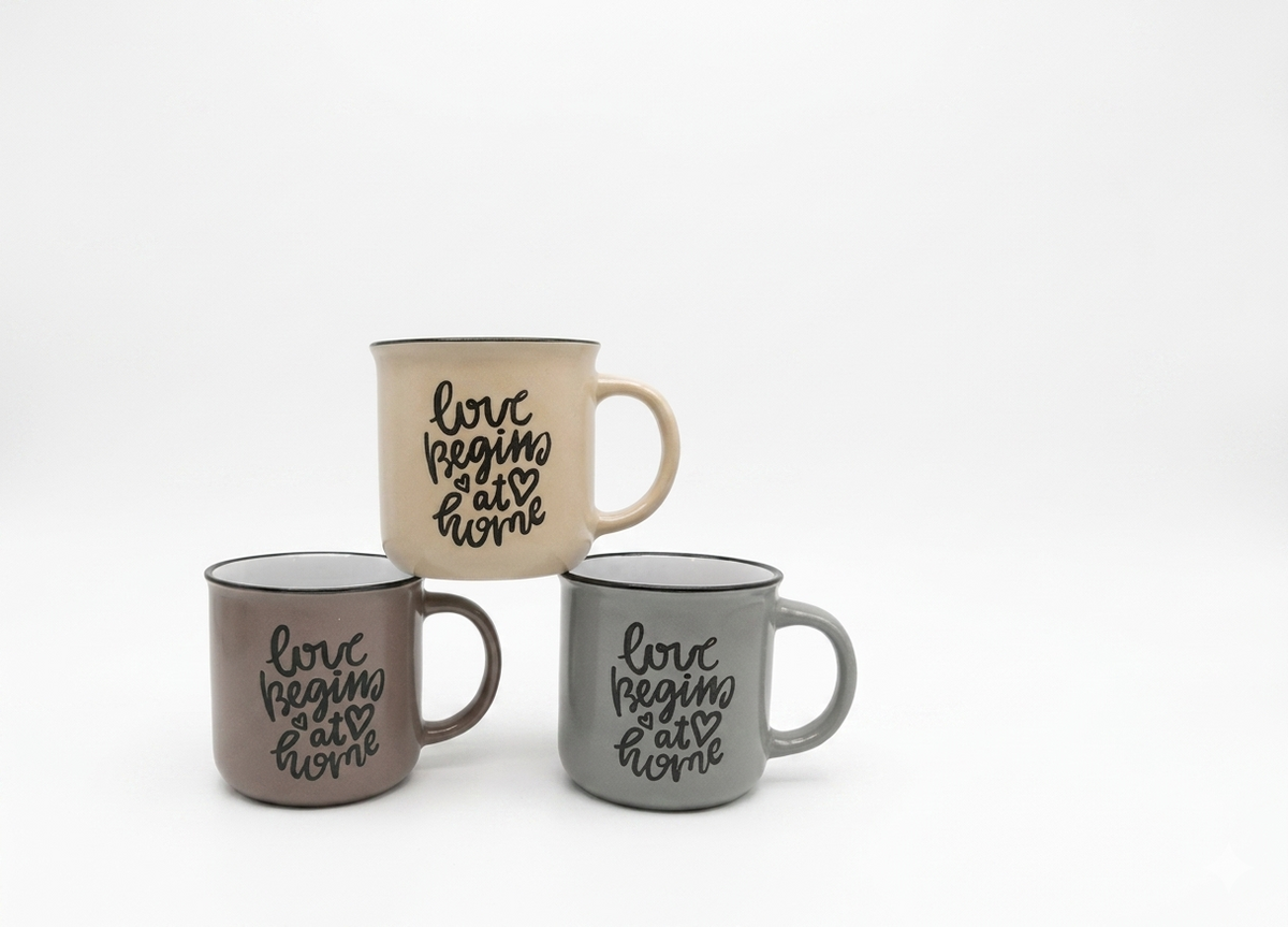 Juego de 3 tazas de 11 oz